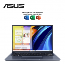 Asus Vivobook 14X M1403Q-ALY081WS 14" WUXGA Laptop Quiet Blue ( Ryzen 5 5600H, 8GB, 512GB SSD, ATI, W11, HS )