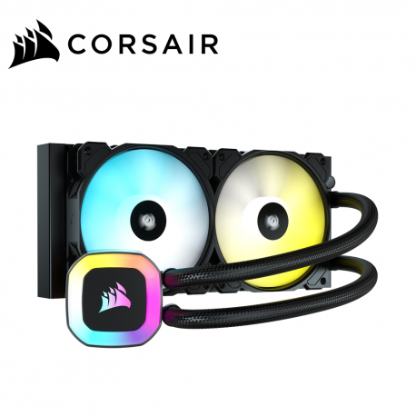 Corsair H100 RGB 240mm Liquid CPU Cooler (CW-9060053-WW)
