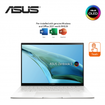 Asus Zenbook S 13 OLED UM5302T-ALX321WS 13.3'' 2.8K Touch Laptop Refined White ( Ryzen 7 6800U, 16GB, 1TB SSD, ATI, W11, HS )