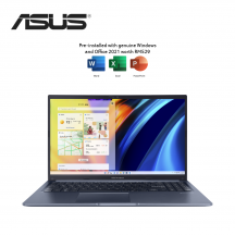 Asus Vivobook 15 M1502I-ABQ271WS 15.6'' FHD Laptop Quiet Blue ( Ryzen 5 4600H, 8GB, 512GB SSD, ATI, W11, HS )