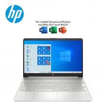HP 15s-eq2197AU 15.6'' FHD Laptop Natural Silver ( Ryzen 3 5300U, 8GB, 512GB SSD, ATI, W11, HS )