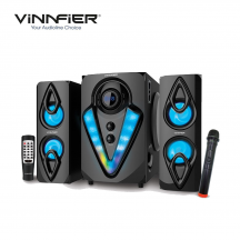 Vinnfier Champ 202 BTRM 2.1 Multi Function Bluetooth Speaker Black