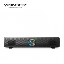 Vinnfier Hyperbar U10 USB & 3.5MM Aux Soundbar Black