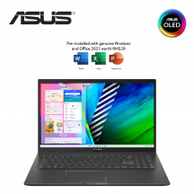 Asus VivoBook 15 OLED K513E-AL13200WS 15.6'' FHD Laptop Hearty Gold ( i5-1135G7, 8GB, 512GB SSD, Intel, W11, HS )
