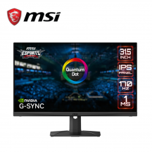 MSI MAG321QR-QD 31.5" WQHD 165Hz Flat Gaming Monitor (HDMI, DisplayPort, Type-C, 3Yrs Warranty)