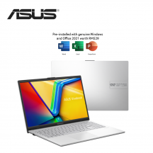 Asus VivoBook Go 15 E1504F-ANJ468WS 15.6'' FHD Laptop Cool Silver ( Ryzen 5 7520U, 8GB, 512GB SSD, ATI, W11, HS )