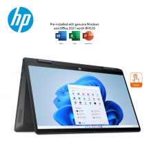 HP Pavilion x360 14-ek0103TU 14" FHD Touch 2-in-1 Laptop Natural Silver ( i5-1235U, 8GB, 512GB SSD, Intel, W11, HS )