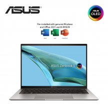Asus ZenBook S 13 OLED UX5304V-ANQ195WS 13.3'' 2.8K Laptop Grey ( i7-1355U, 16GB, 1TB SSD, Intel, W11, HS )