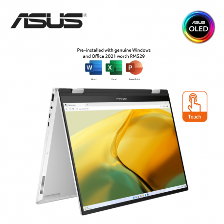 Asus ZenBook 14X OLED UX3404V-AKN065WS 14.5'' 2.8K Laptop ( i9-13900H, 32GB, 1TB SSD, RTX3050 4GB, W11, HS )