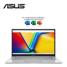 Asus VivoBook 14 A1404Z-AAM180WS 14'' FHD Laptop Transparent Silver ( i5-1235U, 8GB, 512GB SSD, Intel, W11, HS )