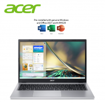 Acer Aspire 3 A315-24P-R6GK 15.6'' FHD Laptop Pure Silver ( Ryzen 5 7520U, 8GB, 512GB SSD, ATI, W11 )