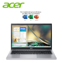 Acer Aspire 3 A315-24P-R75Z 15.6'' FHD Laptop Pure Silver ( Ryzen 5 7520U, 16GB, 512GB SSD, ATI, W11, HS )
