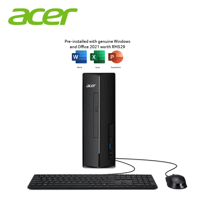 Acer Aspire XC1780-13400W11A Desktop PC Black ( i5-13400, 4GB