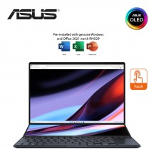 Asus Zenbook Pro 14 Duo OLED UX8402V-UP1086WS 14.5'' 2.8K Touch Laptop ( i9-13900H, 16GB, 1TB SSD, RTX4050 6GB, W11, HS )
