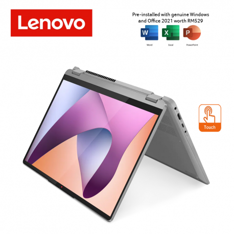 Lenovo IdeaPad Flex 5 14ABR8 82XX0005MJ 14'' WUXGA Touch 2-in-1 Laptop ( Ryzen 5 7530U, 8GB, 512GB SSD, ATI, W11, HS )