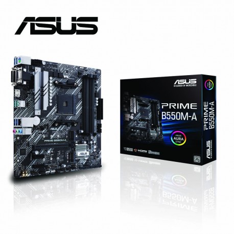 ASUS AM4 PRIME B550M-A MOTHERBOARD (AMD)