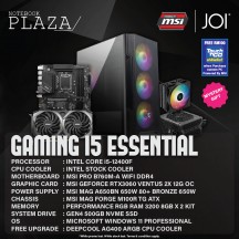 JOI PBM ESSENTIAL I5 RTX3060 GAMING PC ( i5-12400F, 16GB, 512GB, RTX3060 12GB, W11P )