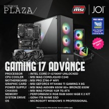 JOI PBM ADVANCE I7 RTX4060TI GAMING PC ( i7-12700KF, 32GB, 1TB, RTX4060TI 16GB, W11P )