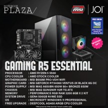 JOI PBM ESSENTIAL R5 RTX3060 GAMING PC ( RYZEN 5 5500, 16GB, 512GB, RTX3060 12GB, W11P )