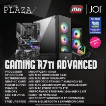 JOI PBM ADVANCE R7 RTX4060TI GAMING PC ( RYZEN 7 5700X, 16GB, 1TB, RTX4060TI 8GB, W11P )