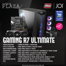 JOI PBM ULTIMATE R7 RTX4070TI GAMING PC ( RYZEN 7 7800X3D, 32GB, 1TB, RTX4070TI 12GB, W11P )