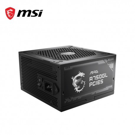 MSI MAG A750GL PCIE5 750W 80 Plus Gold Power Supply : NB Plaza