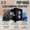 JOI POP HAUS L550 GAMING PC ( i5-12400F, 8GB, 500GB, GTX1650 4GB, W11P )