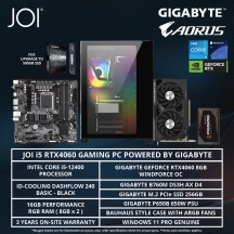 JOI WITH GIGABYTE L560 GAMING PC ( CORE i5-12400, 16GB, 256GB, RTX4060 8GB, W11P )