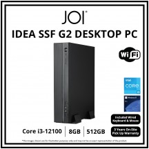 JOI IDEA SSF WIFI G2 DESKTOP PC ( CORE i3-12100, 8GB, 512GB, Intel, W11P )