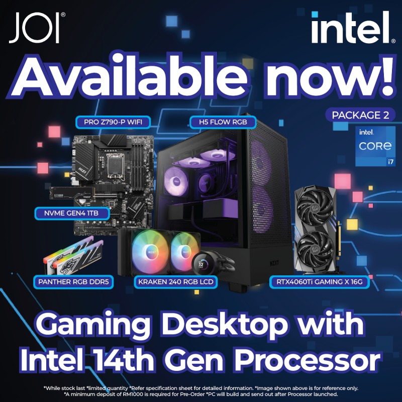 JOI INTEL 14TH GEN GAMING PC ( CORE I7-14700K, 32GB, 1TB