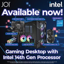 JOI INTEL 14TH GEN GAMING PC ( CORE I5-14600K, 32GB, 1TB, RTX4060TI 8GB )