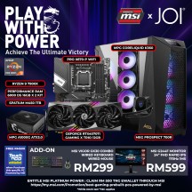 JOI GAMING PC POWERED BY MSI ( RYZEN 9 7900X, 32GB, 1TB, RTX4070TI 12GB)