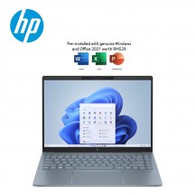 HP 14-ew0053TU 14" WUXGA Laptop Moonlight blue ( i5-1335U, 16GB, 512GB SSD, Intel, W11, HS )
