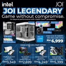 JOI LEGENDARY INTEL 14TH GEN GAMING PC ( 32GB, 1TB, RTX4070TI 12GB )