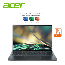 Acer Swift SF14-71T-58LC 14'' WQXGA Touch Laptop Mist Green ( i5-13500H, 8GB, 512GB SSD, Intel, W11, HS )