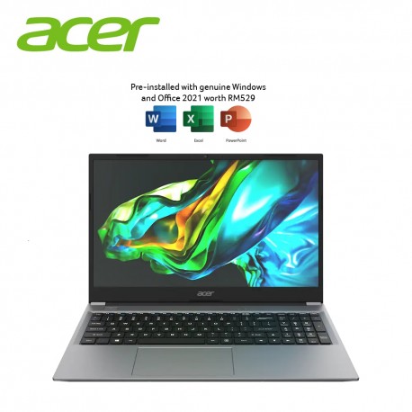 Acer Aspire Lite 15 AL15-51M-57MW 15.6'' FHD Laptop Steel Grey ( i5-1155G7, 8GB, 512GB SSD, Intel, W11, HS )