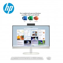 HP 27-cr0039D 27" FHD Touch All-in-One Desktop PC Shell white ( i5-1335U, 8GB, 1TB SSD, Intel, W11, HS )