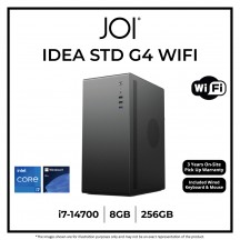 JOI IDEA STD WIFI G4 DESKTOP PC ( CORE i7-14700, 8GB, 256GB, Intel, W11P )