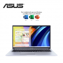 Asus VivoBook 15 A1502Z-ABQ937WS 15.6'' FHD Laptop Icelight Silver ( i5-1235U, 8GB, 512GB SSD, Intel, W11, HS )