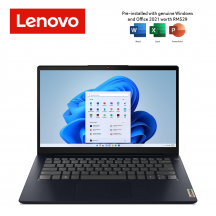 Lenovo IdeaPad 3 14IAU7 82RJ00ERMJ 14'' FHD Laptop Abyss Blue ( i3-1215U, 8GB, 512GB SSD, Intel, W11, HS )