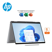 HP Envy x360 14-fc0107TU 14'' 2.8K OLED Touch 2-in-1 Laptop Meteor silver ( CU7-155U, 32GB, 1TB SSD, Intel, W11, HS )