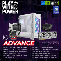 JOI GAMING PC POWERED BY MSI ADVANCE ( CORE I7-14700KF, 16GB, 1TB, RTX4070 SUPER 12GB )