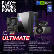 JOI GAMING PC POWERED BY MSI ULTIMATE ( CORE I9-14900K, 32GB, 1TB, RTX4080 SUPER 16GB )