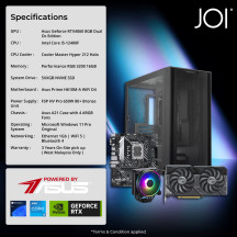 JOI GAMING PC POWERED BY ASUS S2 ( CORE I5-12400F, 16GB, 5XXGB, RTX4060 8GB )