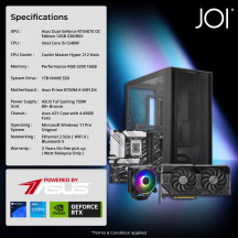 JOI GAMING PC POWERED BY ASUS S2 ( CORE I5-12400F, 16GB, 1TB, RTX4070 12GB )