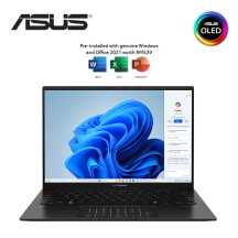 Asus ZenBook 14 OLED UM3406H-AQD012WS 14'' FHD Laptop Jade Black ( Ryzen 7 8840HS, 16GB, 512GB SSD, ATI, W11, HS )