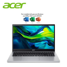 Acer Aspire Go 15 AG15-31P-C0J1 15.6" FHD Laptop Pure Silver ( N100, 8GB, 512GB SSD, Intel, W11, HS )