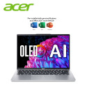 Acer Swift GO 14 SFG14-73-508Y 14" 2.8K OLED Laptop Pure Silver ( CU5-125H, 16GB, 512GB, Intel Arc, W11, HS )