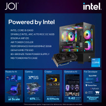 JOI Work Powered by Intel ( CORE I5-12400, 32GB, 1TB, ARC A770 )