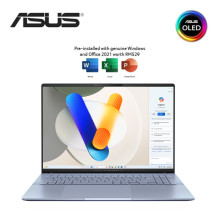 Asus VivoBook S 16 OLED S5606M-AMX276WS 16'' 3.2K Laptop Mist Blue ( CU7-155H, 16GB, 512GB SSD, Intel, W11, HS )